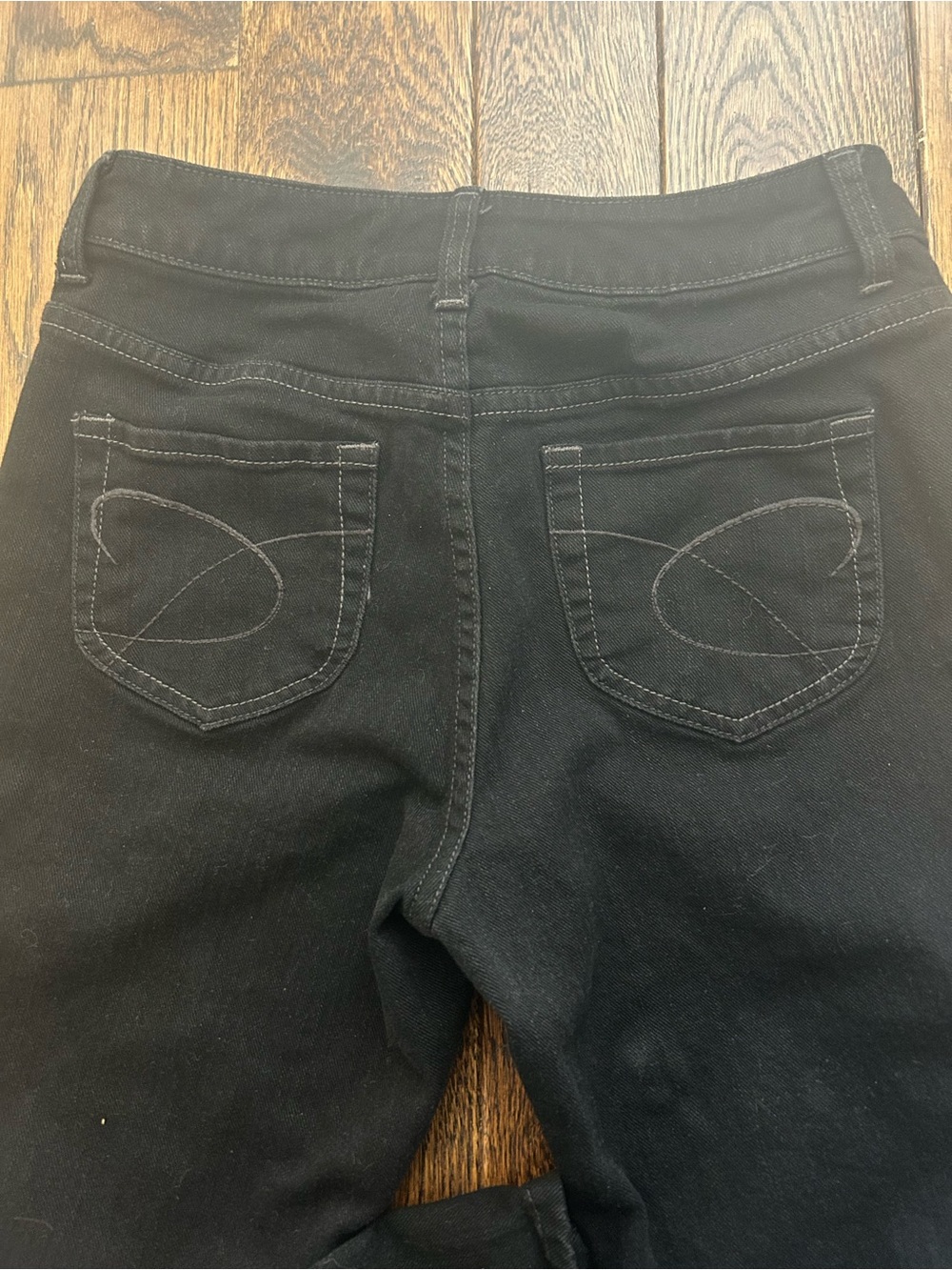 Chico's Women's Black Straight-Leg Jeans Size S/4 short ( Chico size 0) - Picture 3 of 7